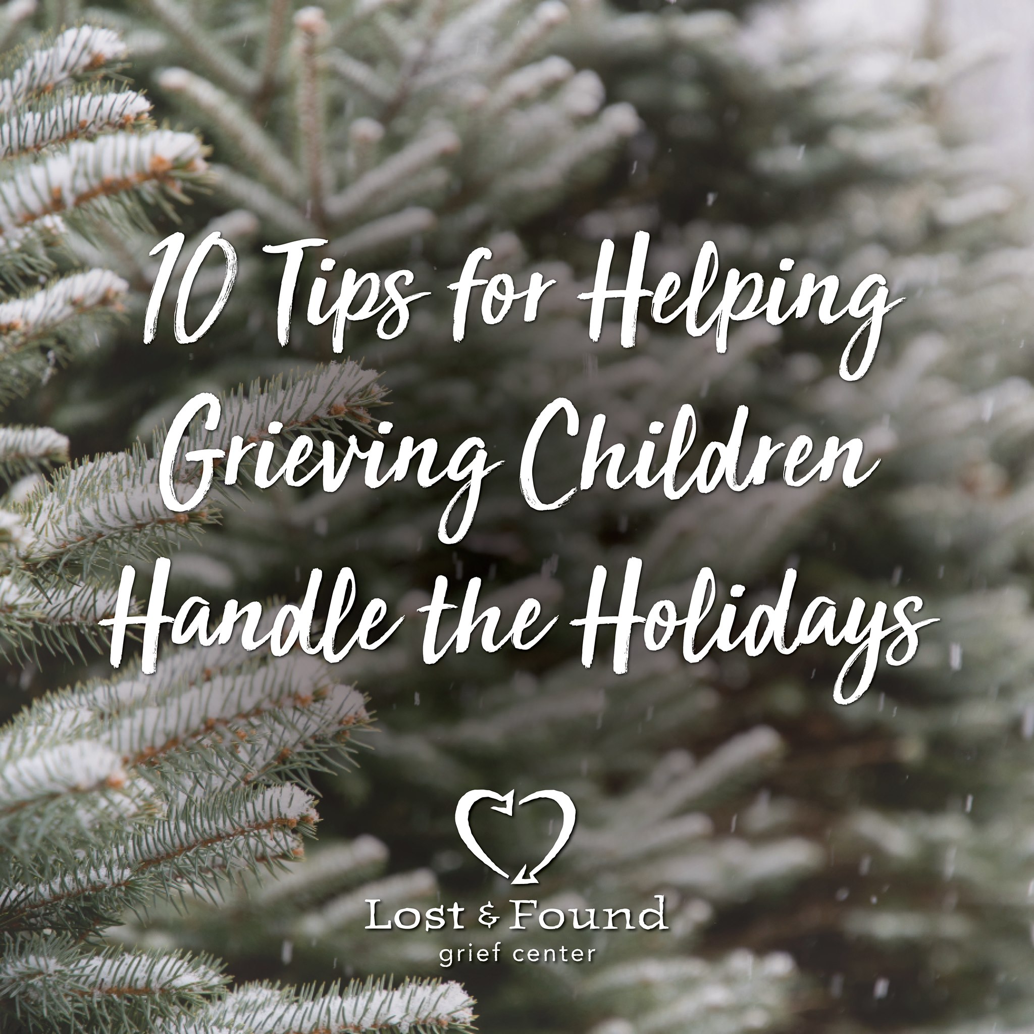 Lost - How do you help a grieving child during the holidays? Although ...