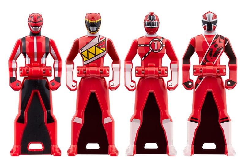 New Ranger Key Memorial Edition set with red rangers