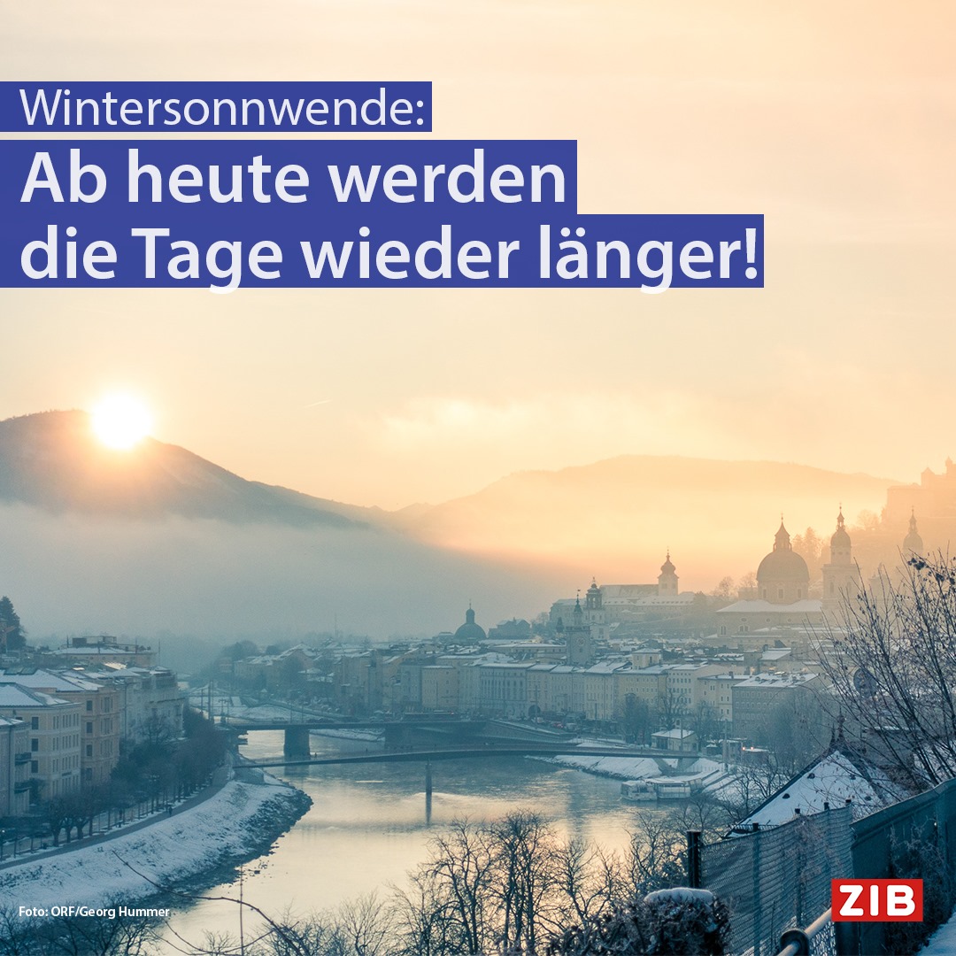Zeit Im Bild Heute Ist Wintersonnwende Und Damit Der Kurzeste