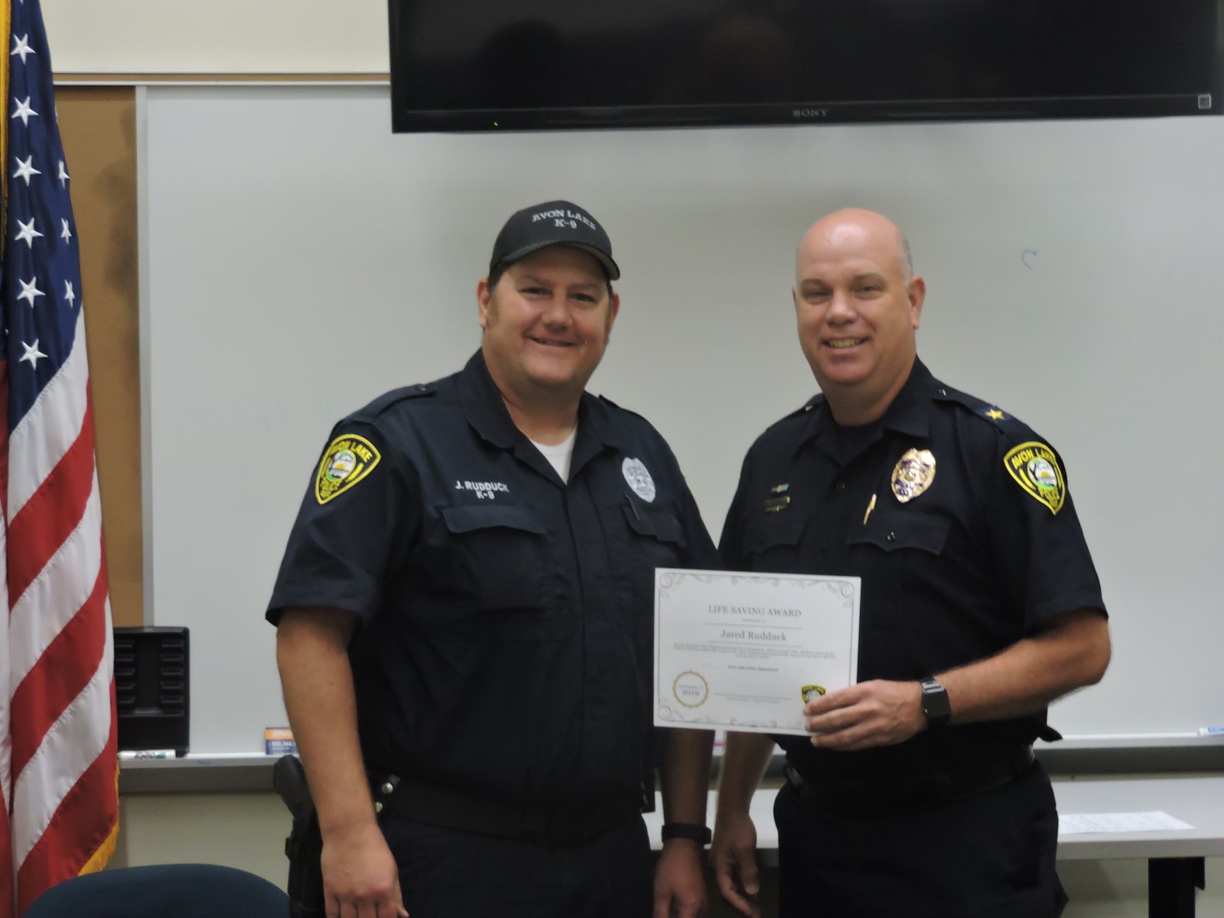 Avon Lake Police Department - This morning Officer Rudduck was given ...