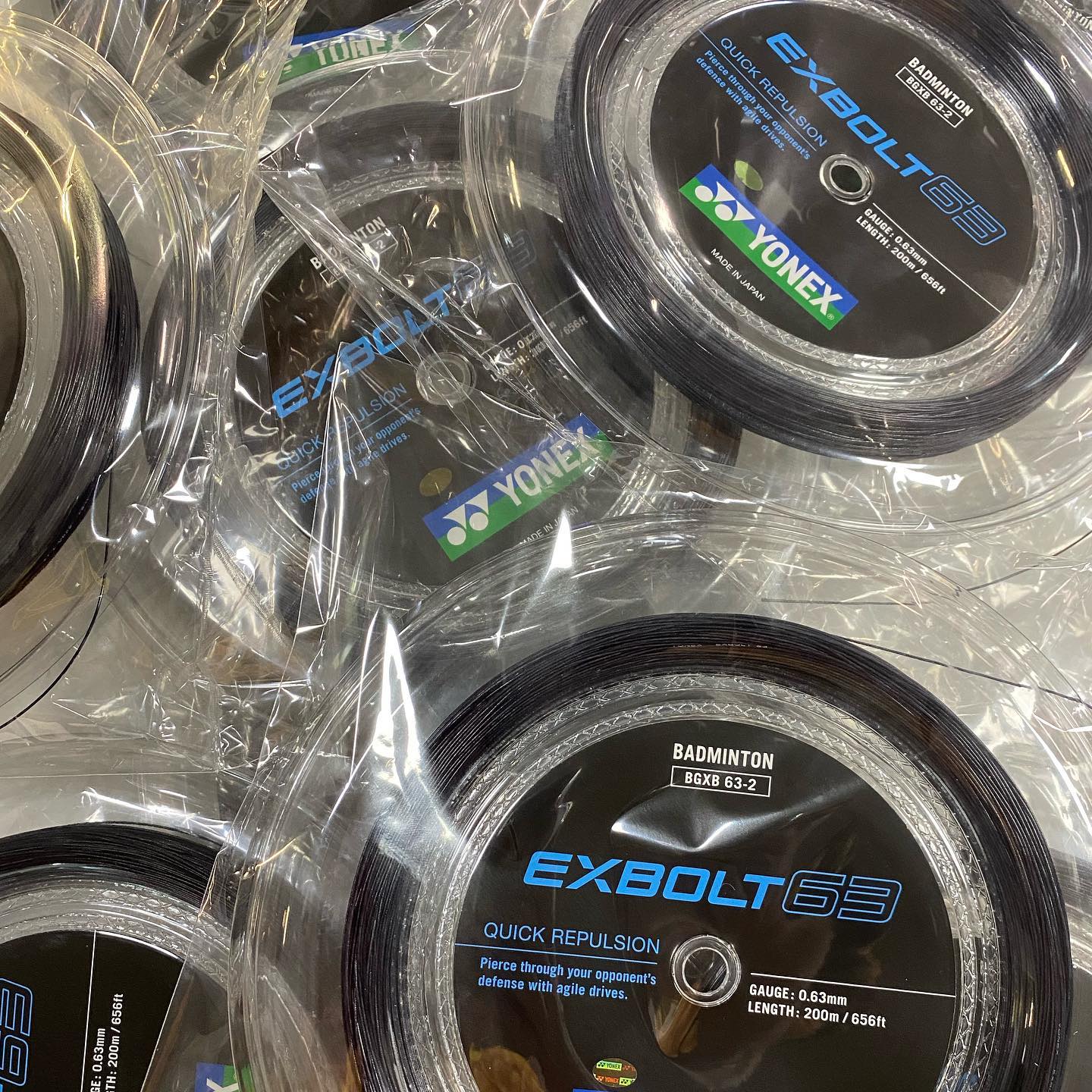 The new Yonex string Exbolt 63... - Badminton Supplies S.A.