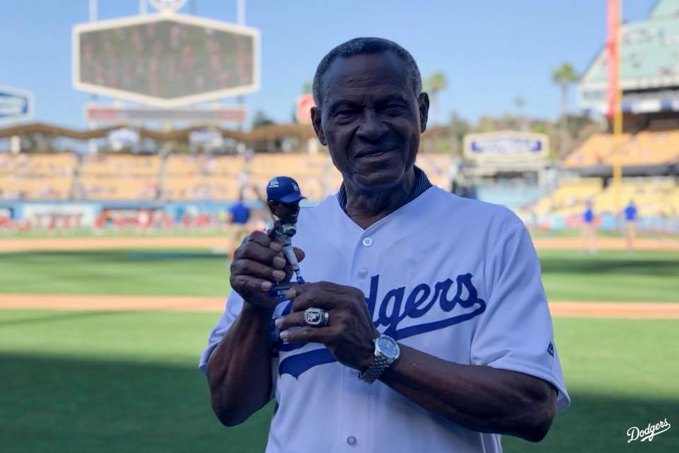 It's Manny Mota Bobblehead Night presented by Jack in the Box!