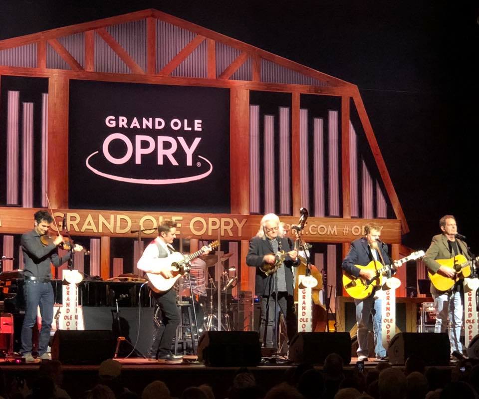 This photo with my fellow Opry members Ricky Skaggs and Connie