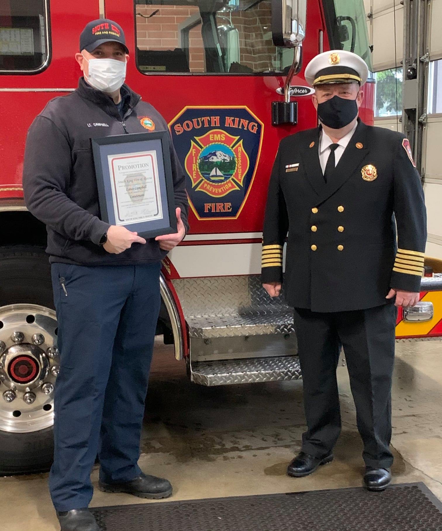 South King Fire - Congratulations to FF Campbell for his...