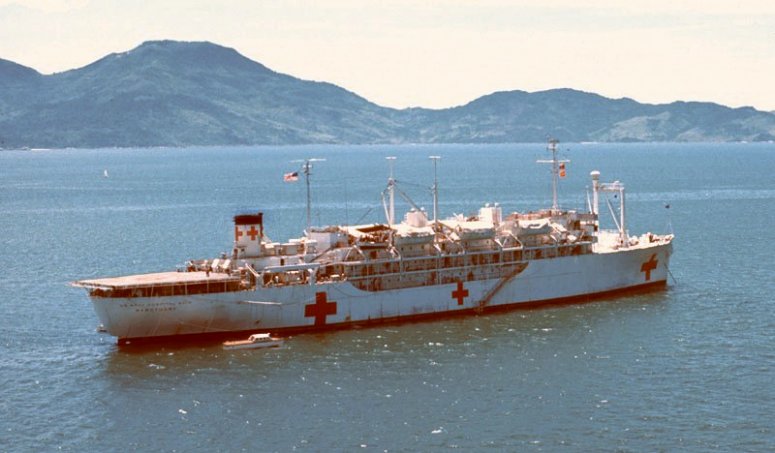 USS Repose hospital ship in Vietnam War
