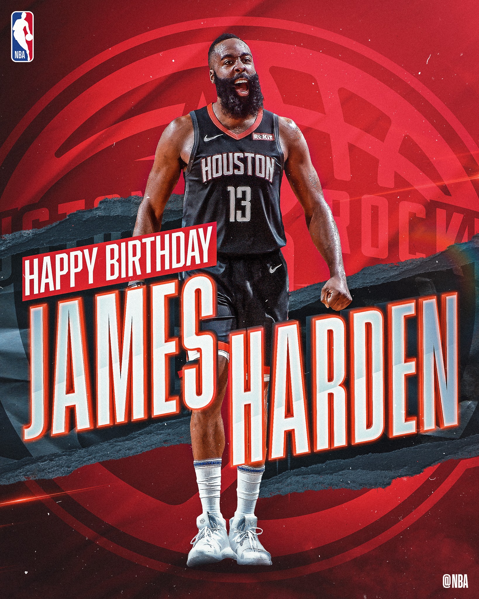 NBA - Join us in wishing James Harden of the Houston Rockets a 