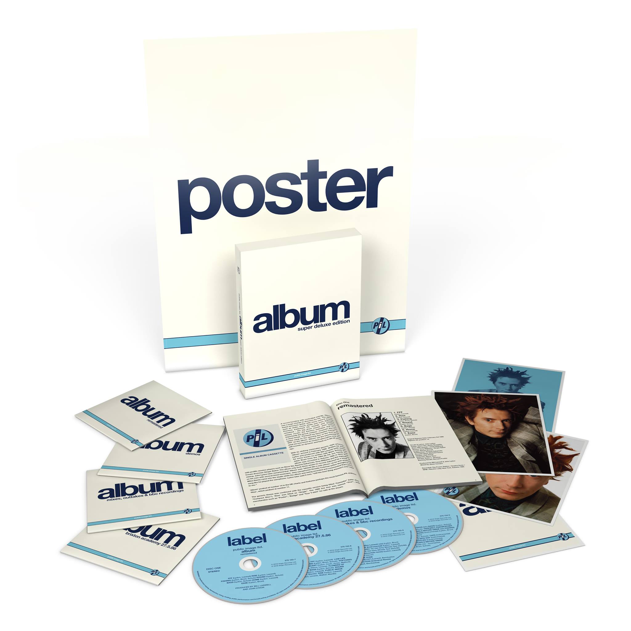 PIL - The CD editions of 'Metal Box' and 'Album' super-deluxe box