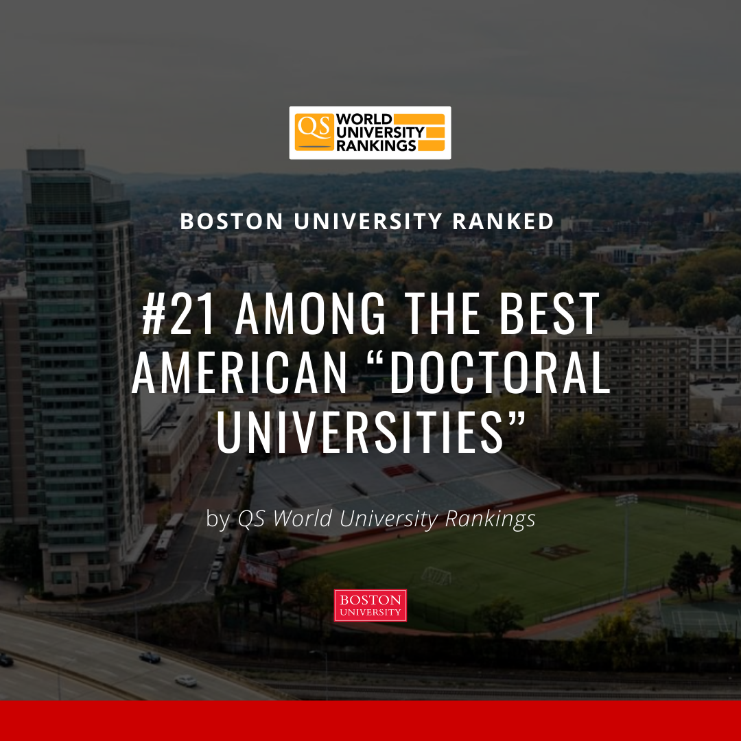 #ProudtoBU: BU is ranked 21st best... - Boston University | Facebook