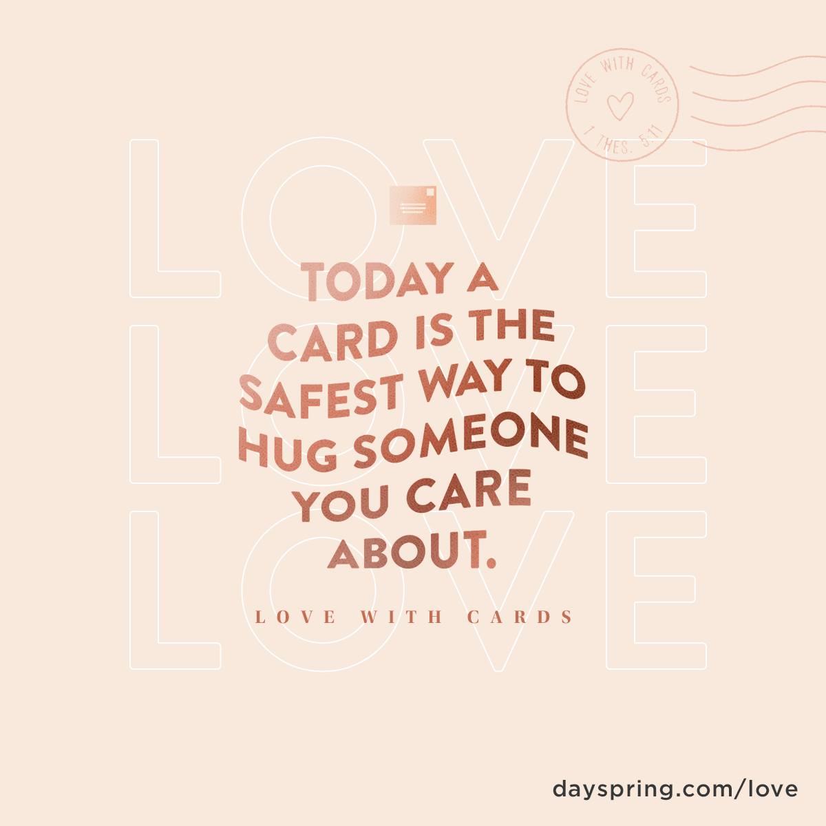 DaySpring - Today a card is the safest way to hug someone you care ...