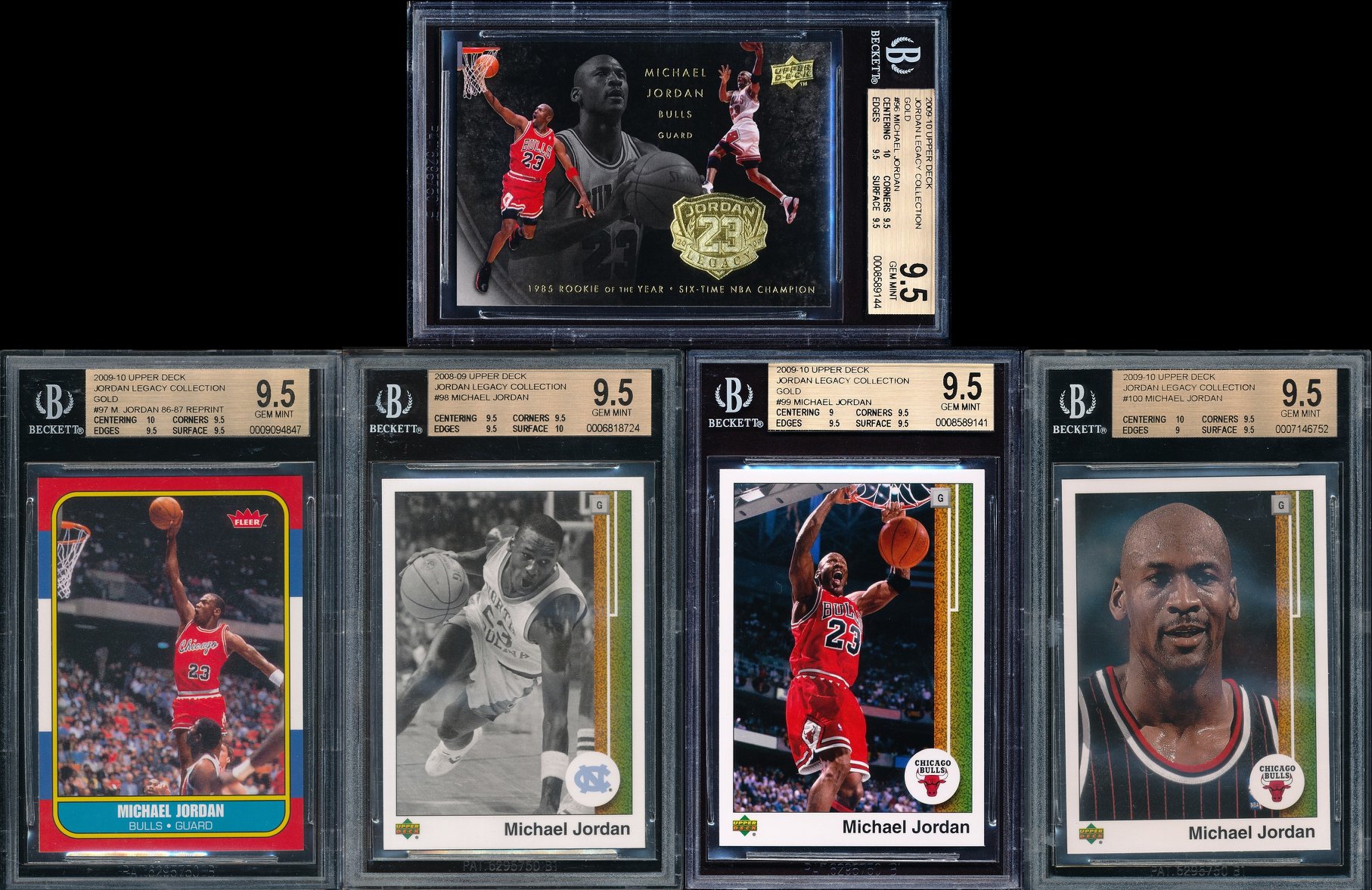 Michael Jordan Legacy Collection silver set