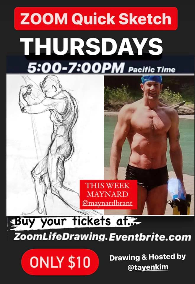 Gallery Girls - Today, THURSDAY is Zoom Life Drawing... | Facebook