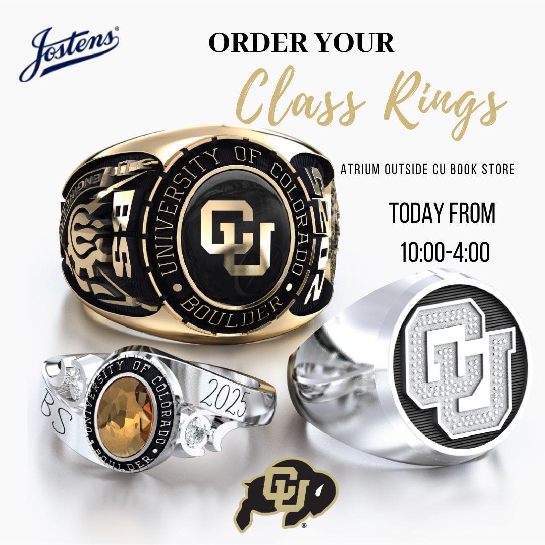 University Of Colorado Graduation Ring CU Boulder Commencement 2024