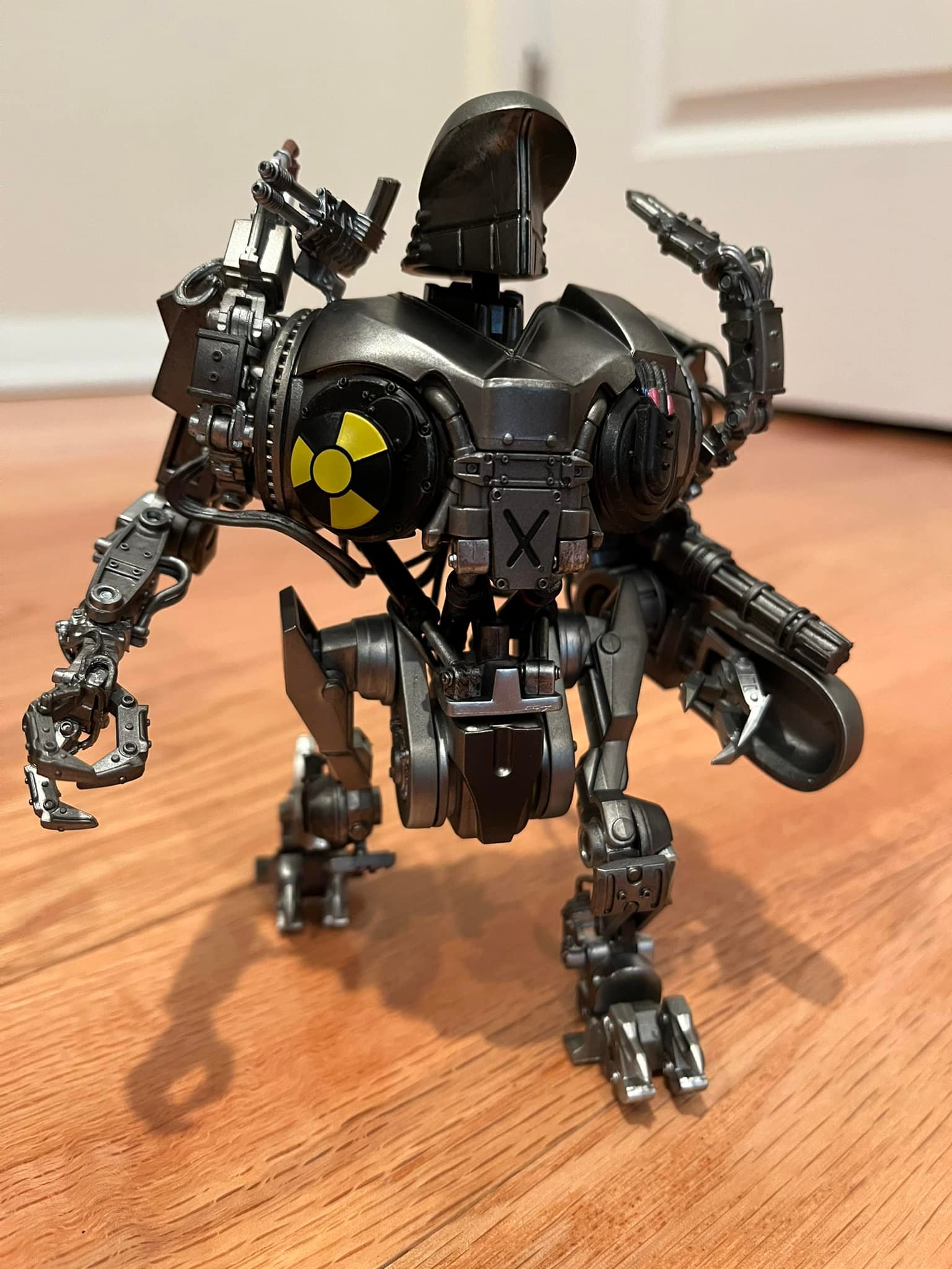 Hiya Robocop 2 figures with Cain and ED-209