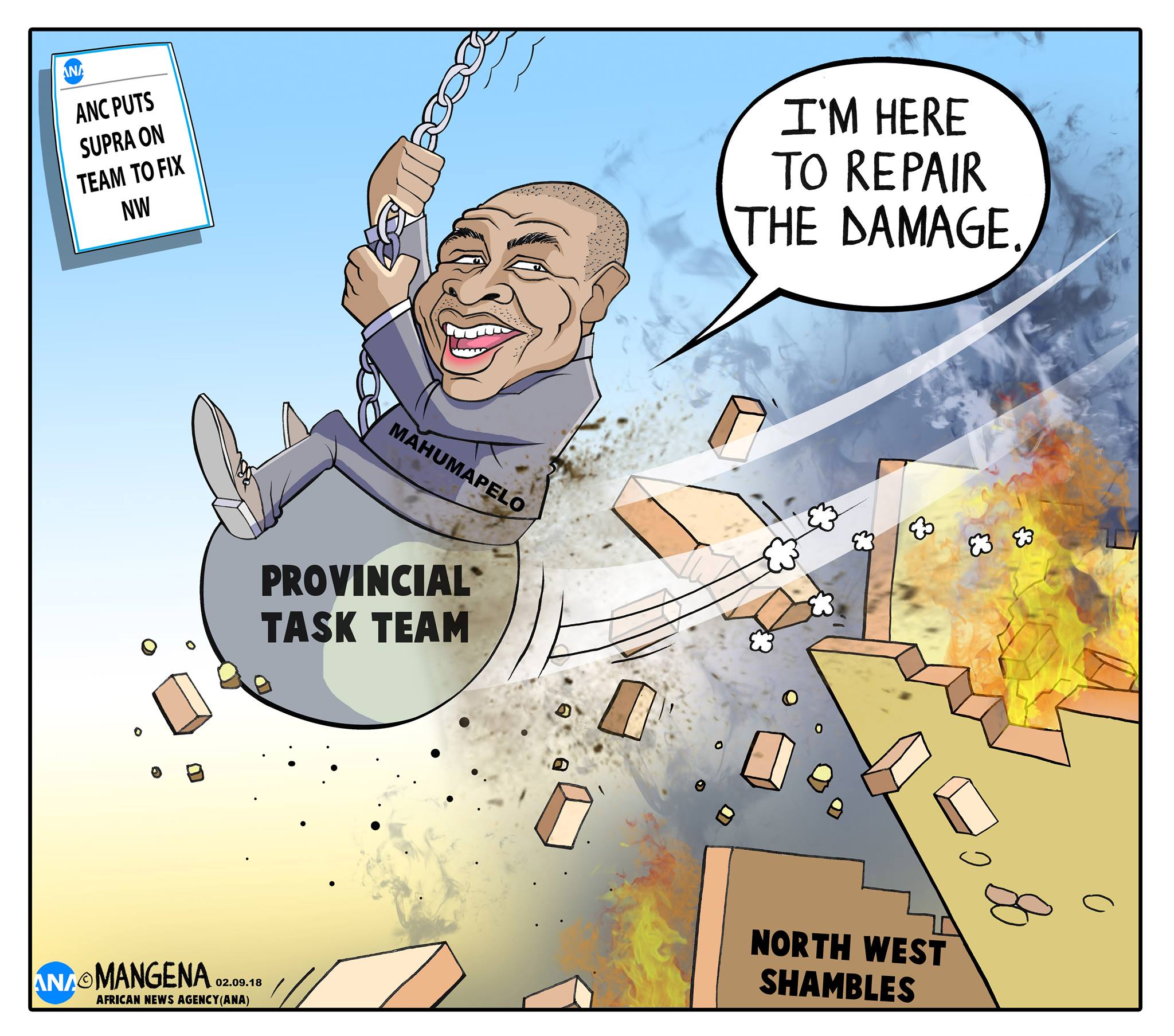 IOL News - Today's cartoon by Bethuel Mangena. #NorthWest...