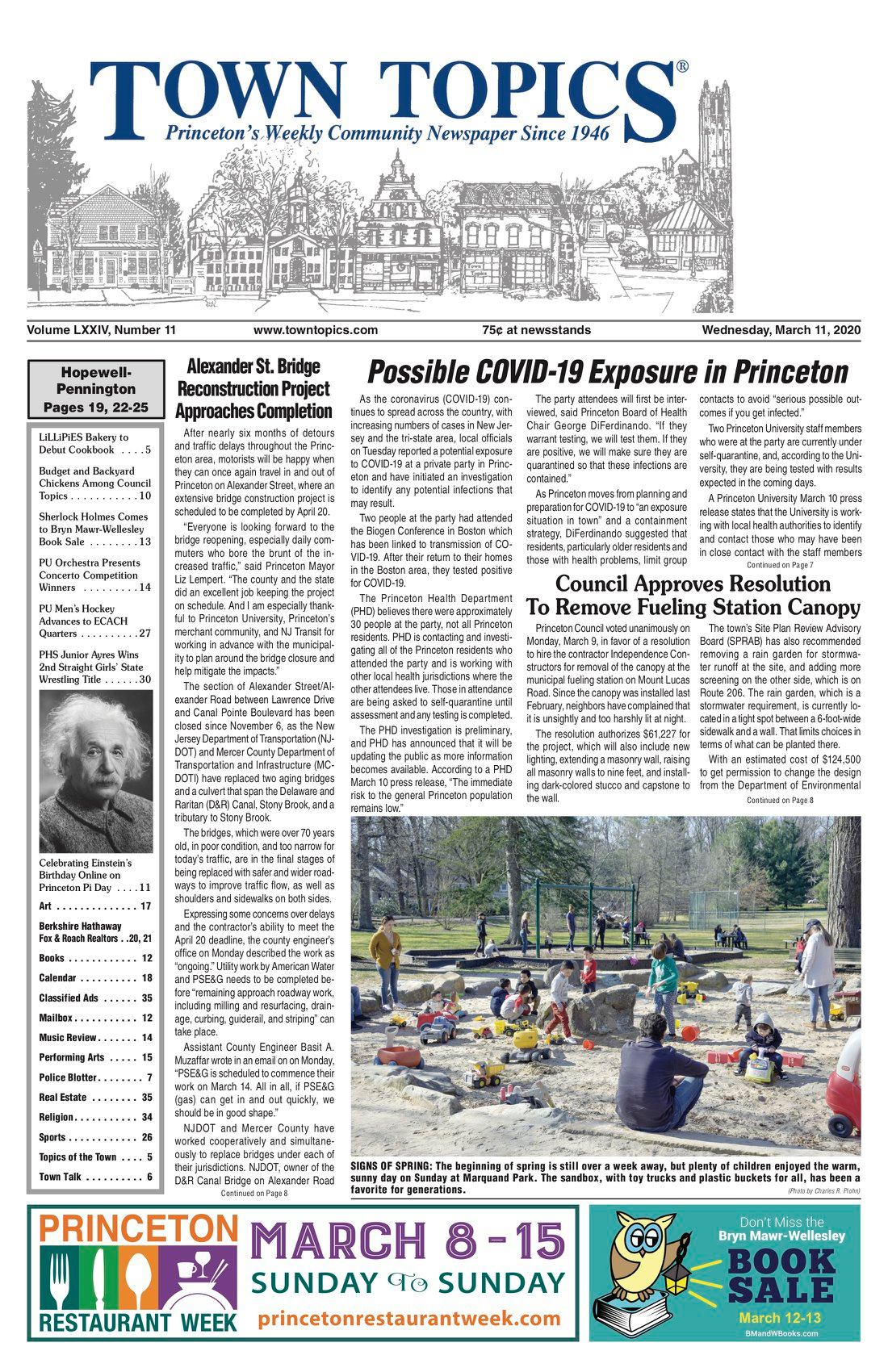 Front page of today's Town Topics... - Town Topics Newspaper | Facebook