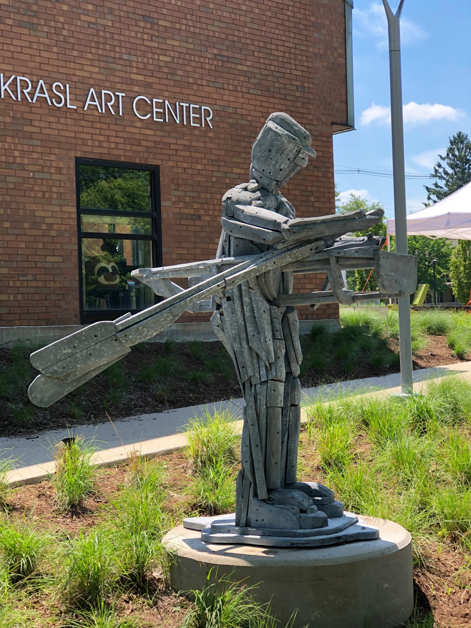 Among the many new sculptures installed on KCC campuses this