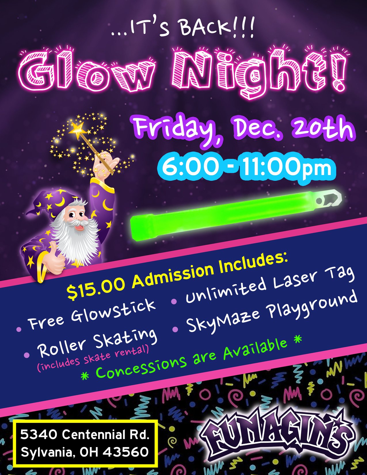 Funagin's - This Friday is our Glow Night Event from 6pm-11pm! $15 ...