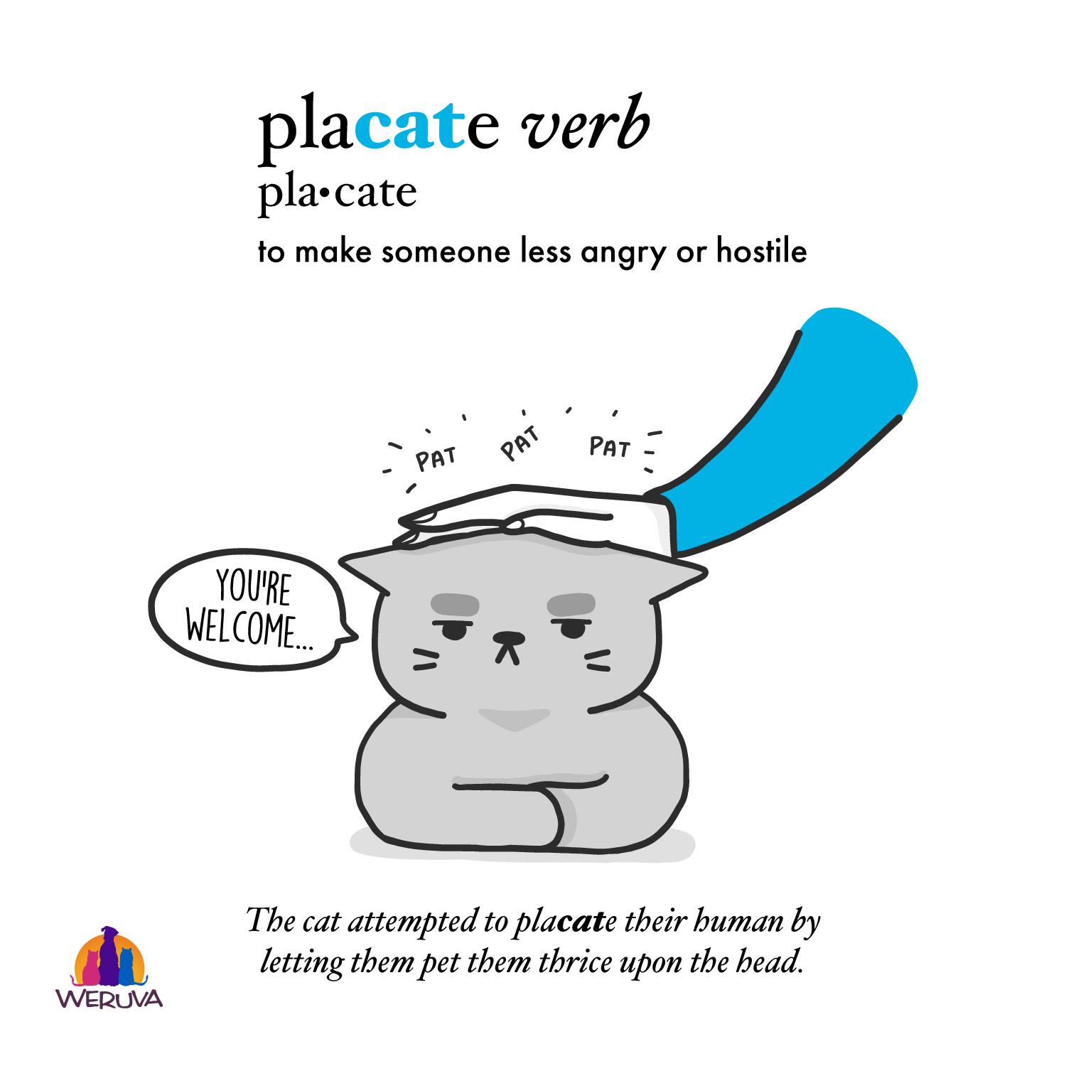 Weruva - This is the perfect example of plaCATe 🙂 | Facebook