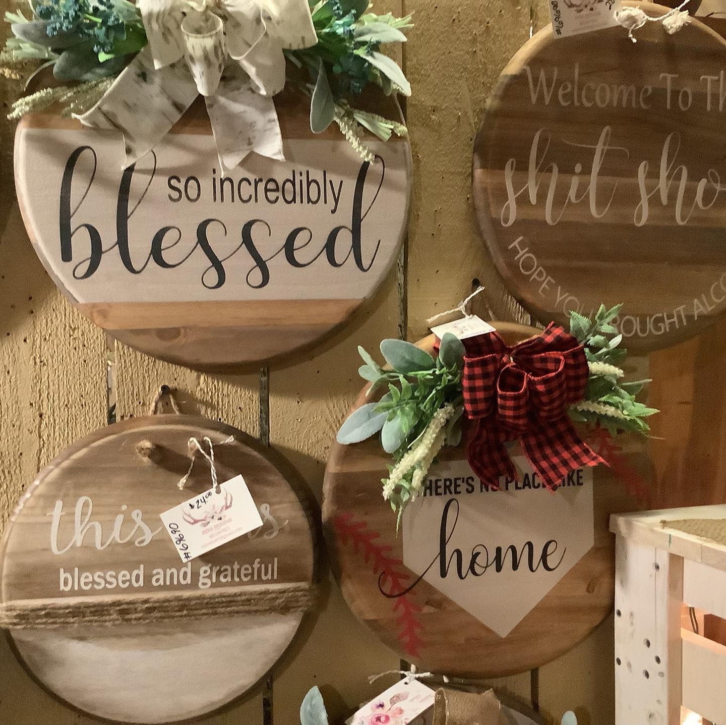 New signs in Deb’s Designs at... - The Gathering in Gilman
