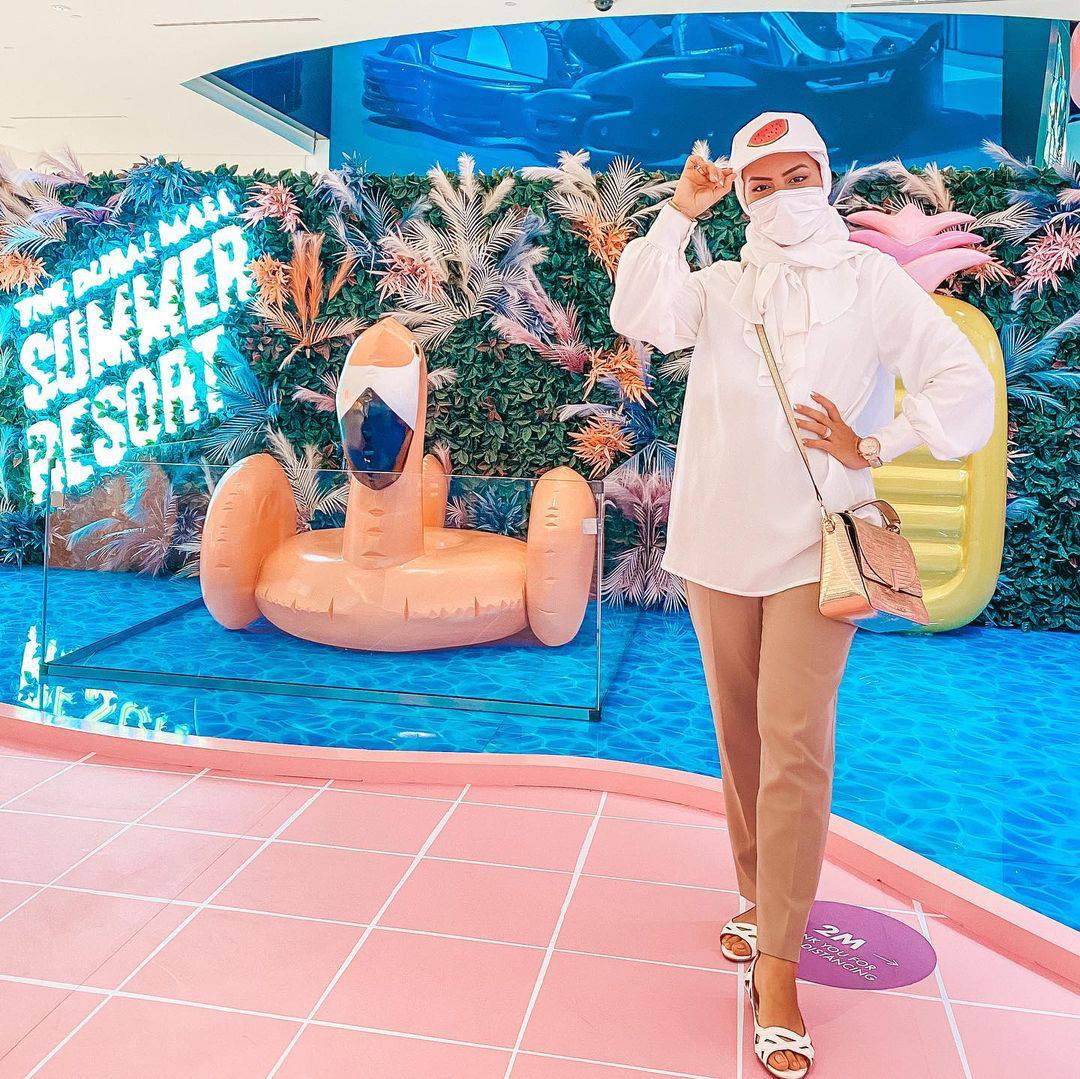 The Dubai Mall - Look who we spotted, @ines.sebine...