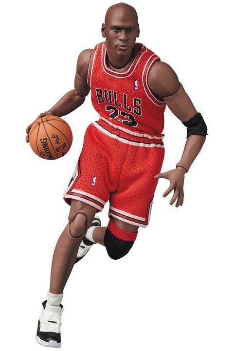 Michael Jordan 1/6 scale action figure set with Air Jordan shoes