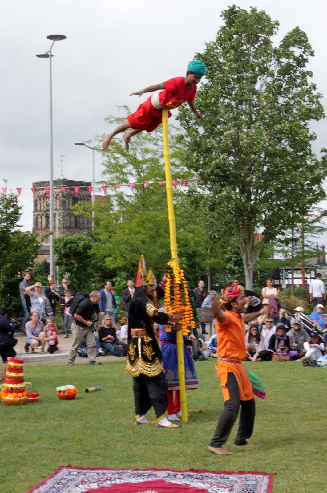 Leigh984 - The Circus Raj in #Leicester 2016 a group of...