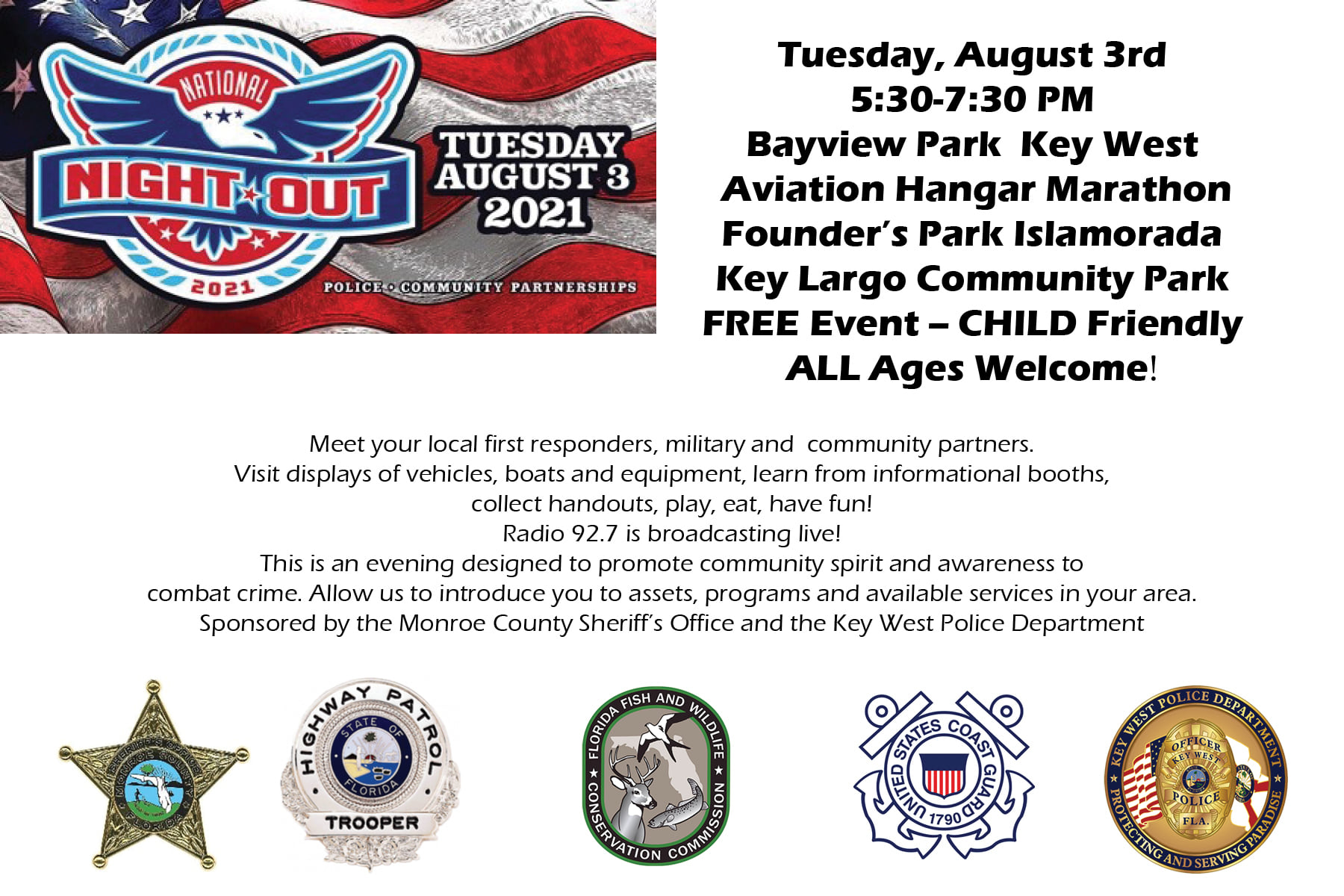 National Night Out — Mark your... - MCSO - Florida Keys