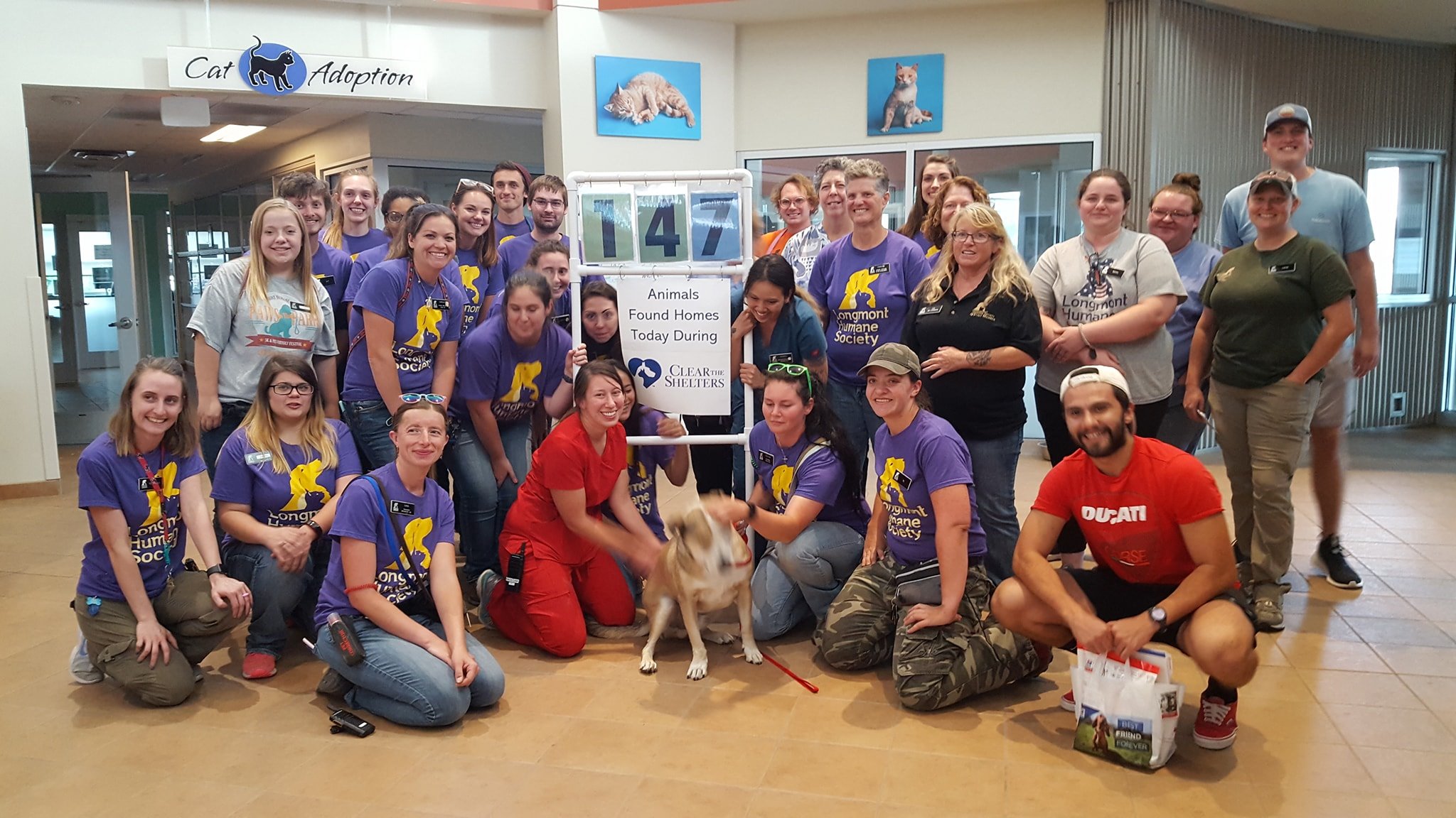 Our amazing team with the very... - Longmont Humane Society | Facebook