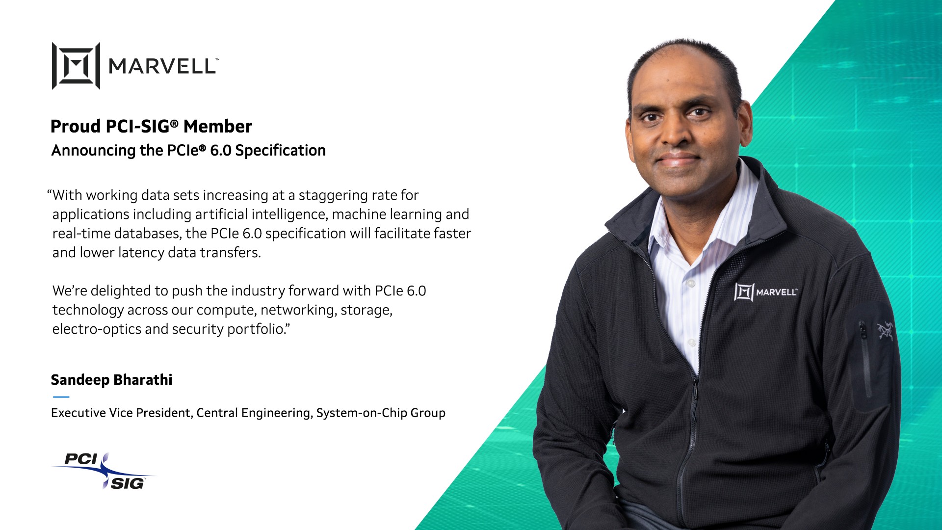 Marvell - We congratulate PCI-SIG on the #PCIe 6.0 Specification. As a ...