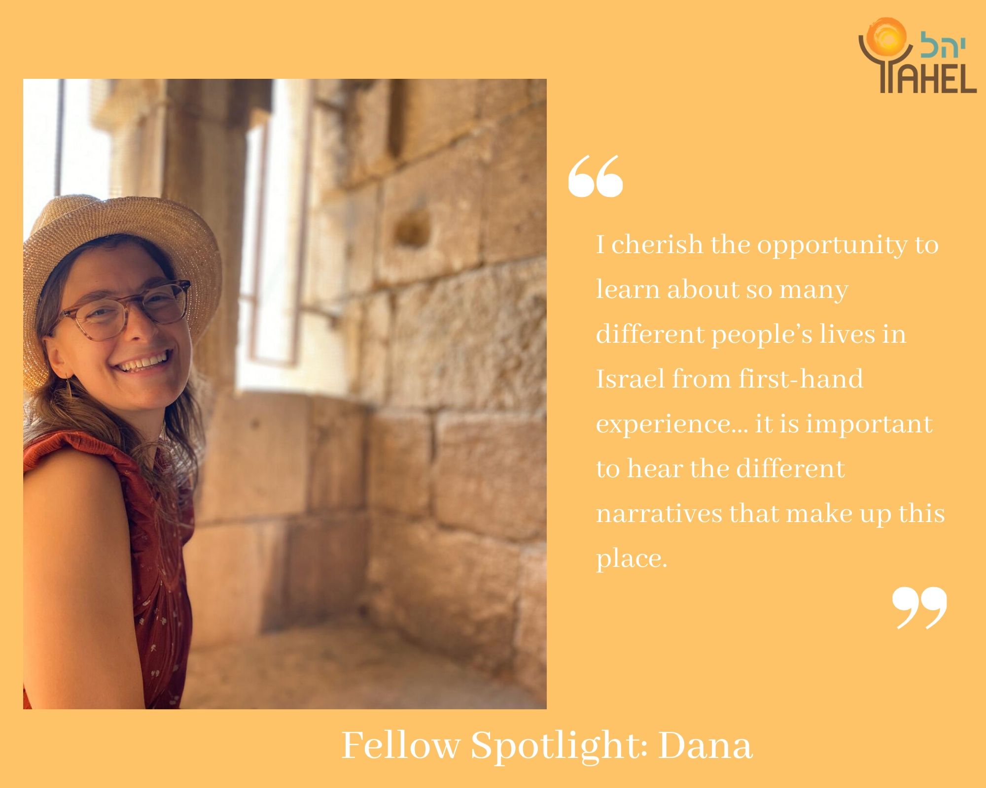 Yahel Israel - Meet Yahel fellow Dana and read on the... | Facebook