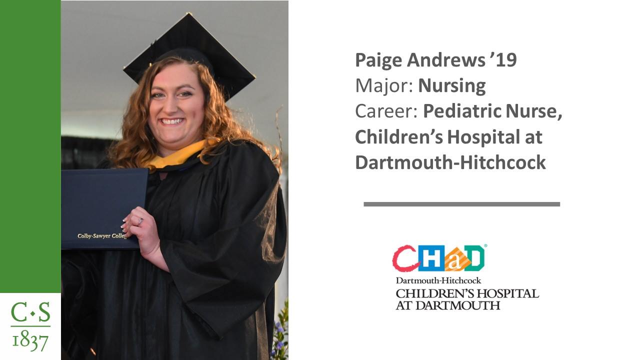 Congratulations to nursing major... - Colby-Sawyer College