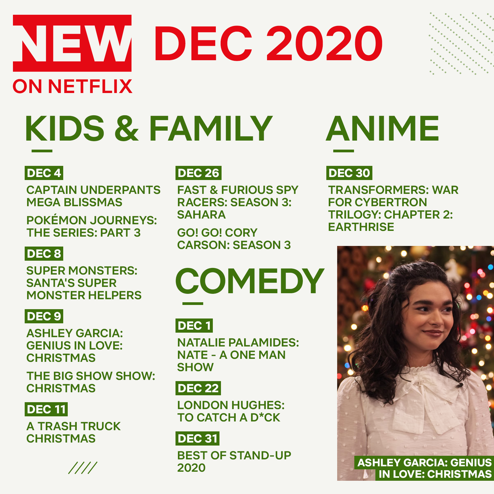 Netflix - Here are a bunch of new films and shows coming...