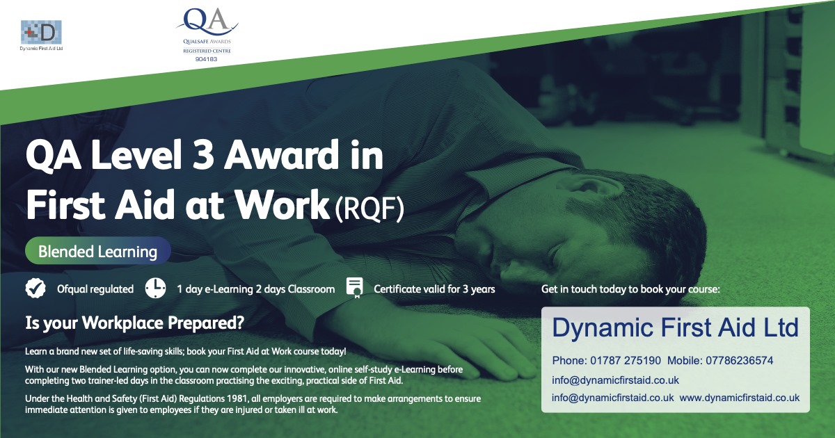 Dynamic First Aid Ltd | Tilbury Juxta Clare