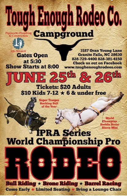 The Taylorsville - Tough Enough Rodeo Co. will present an IPRA Series ...
