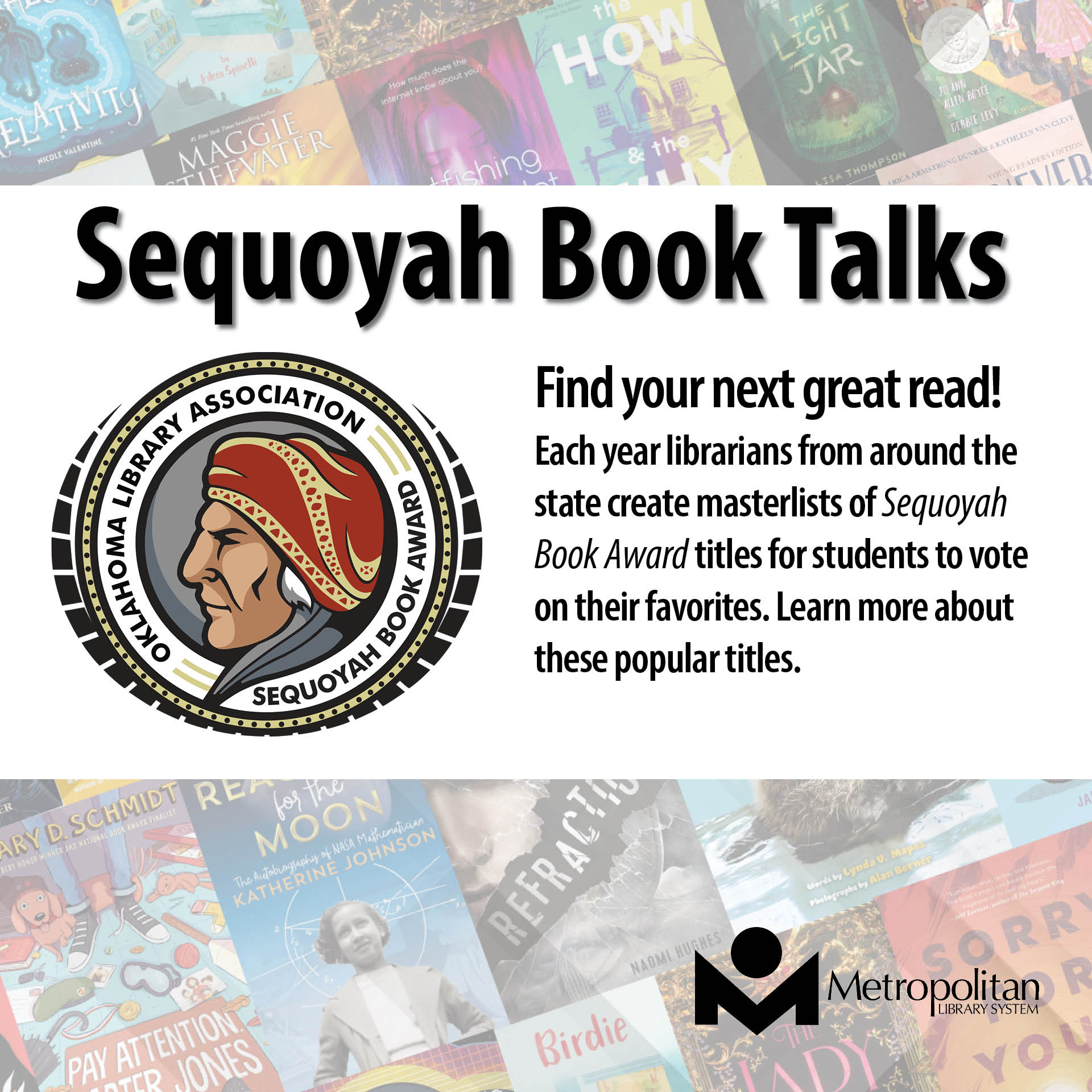Students, looking for a new... - Metropolitan Library System | Facebook