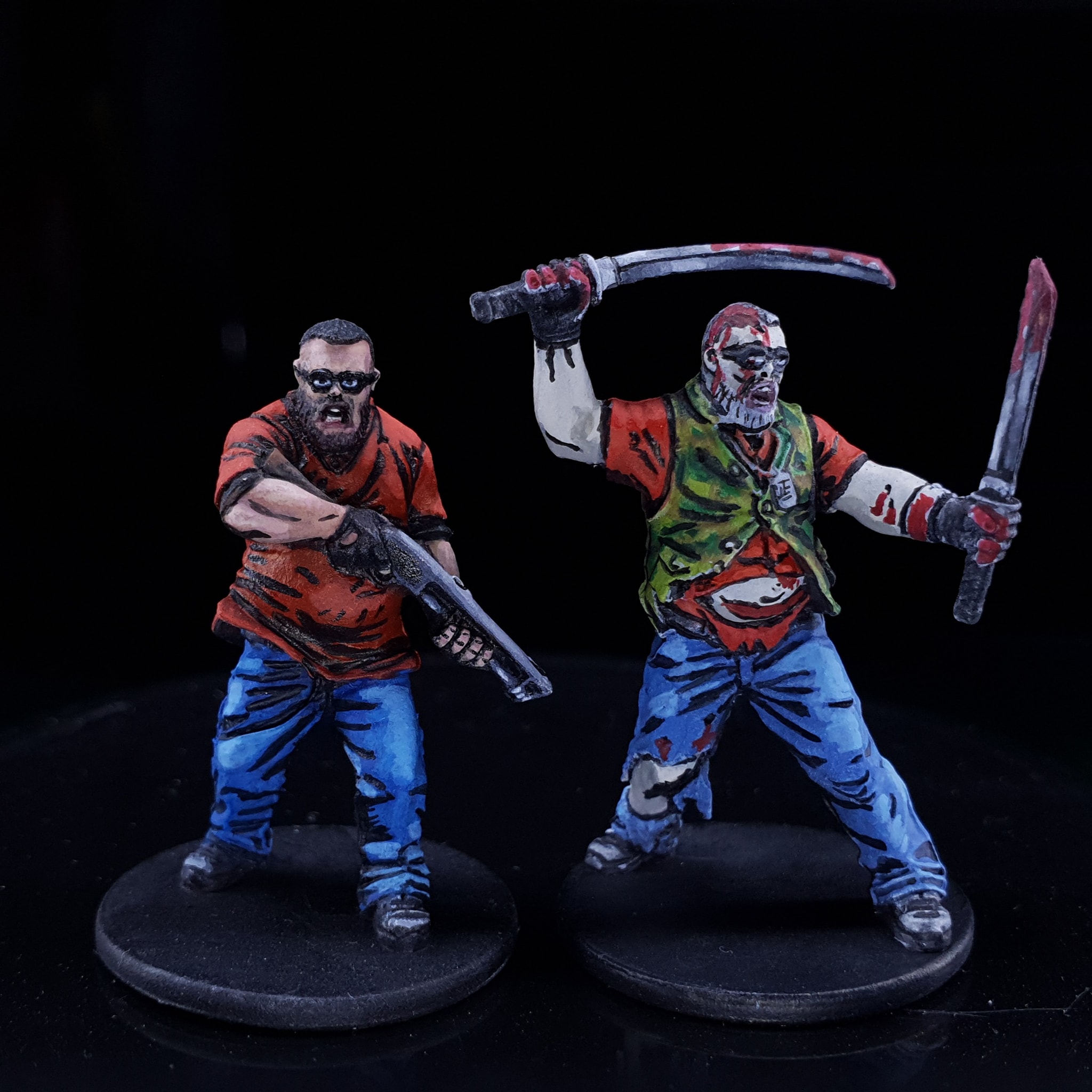 Figurines Abominations Maitres Du Mal 2 Pour Zombicide V2 - Extension Neuve