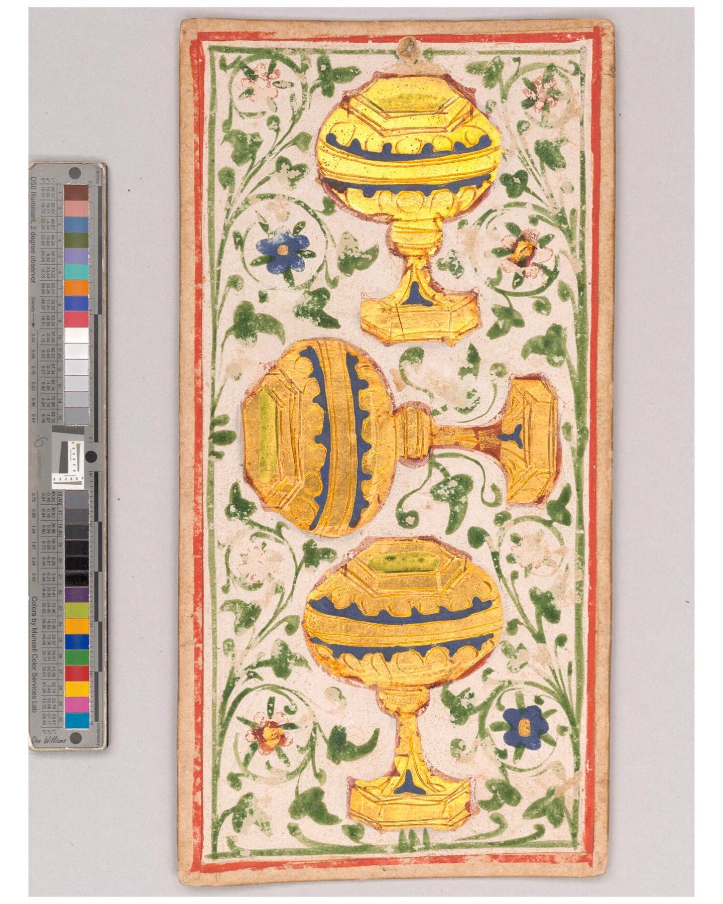 The Visconti-Sforza tarot cards were made by artist Bonifacio
