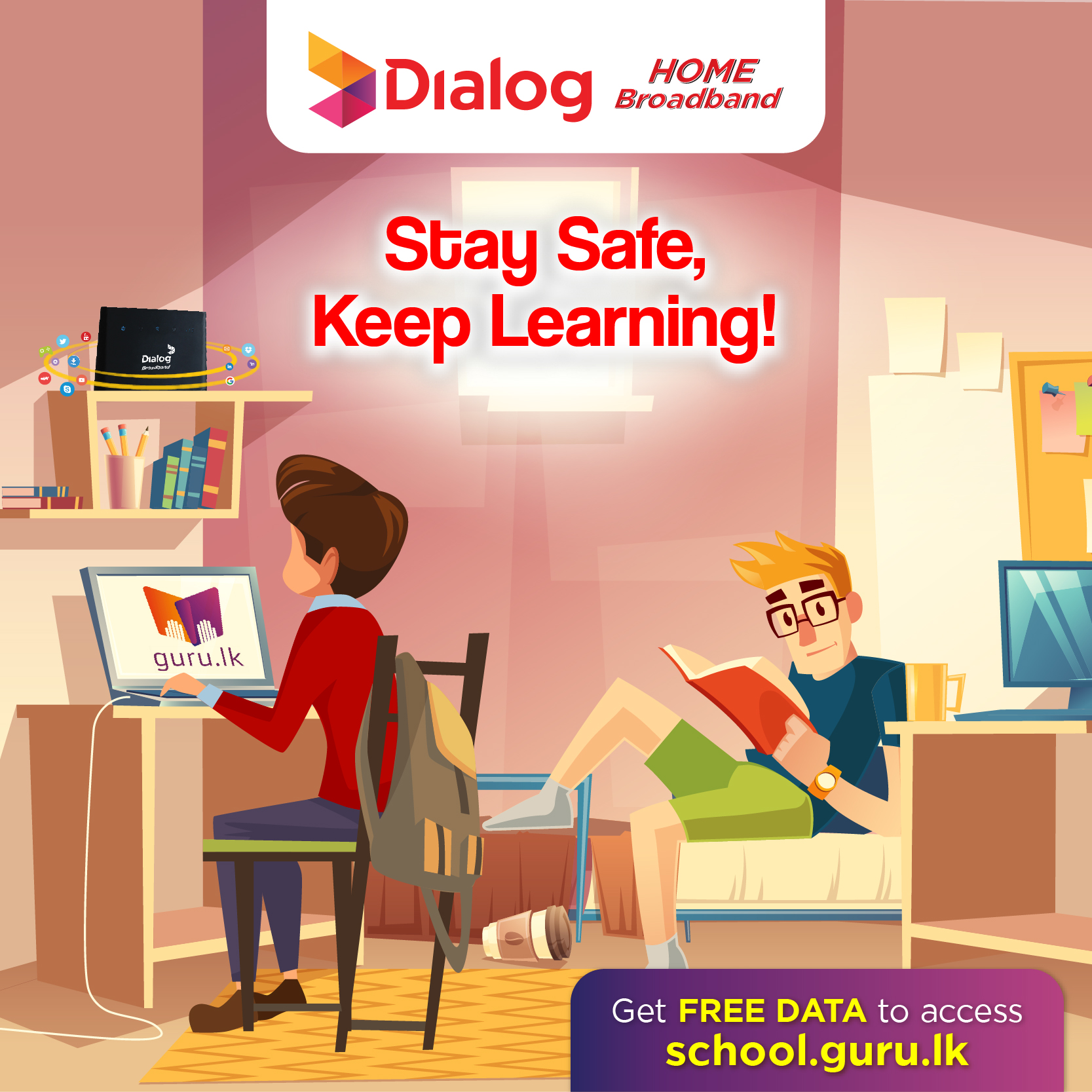 Dialog Axiata - Dialog Home Broadband gives you FREE DATA... | Facebook