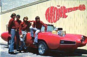 The Monkees from left, Micky Dolenz, Michael Nesmith, Peter Tork
