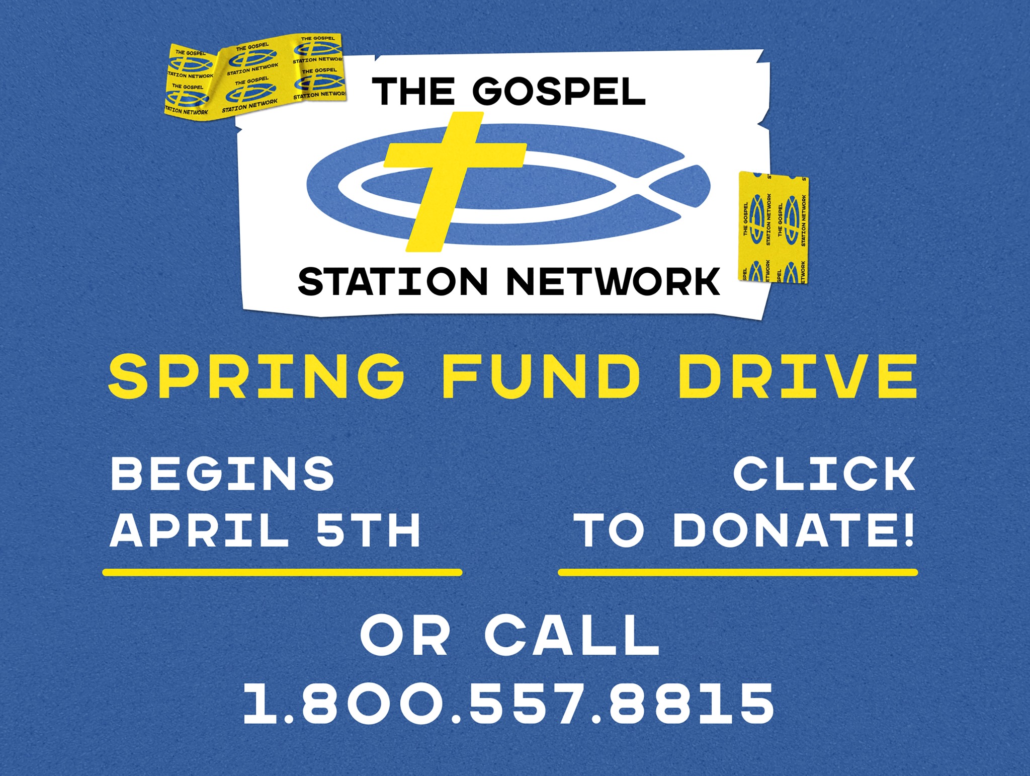 Our Spring Fund Drive starts... - The Gospel Station Network | Facebook