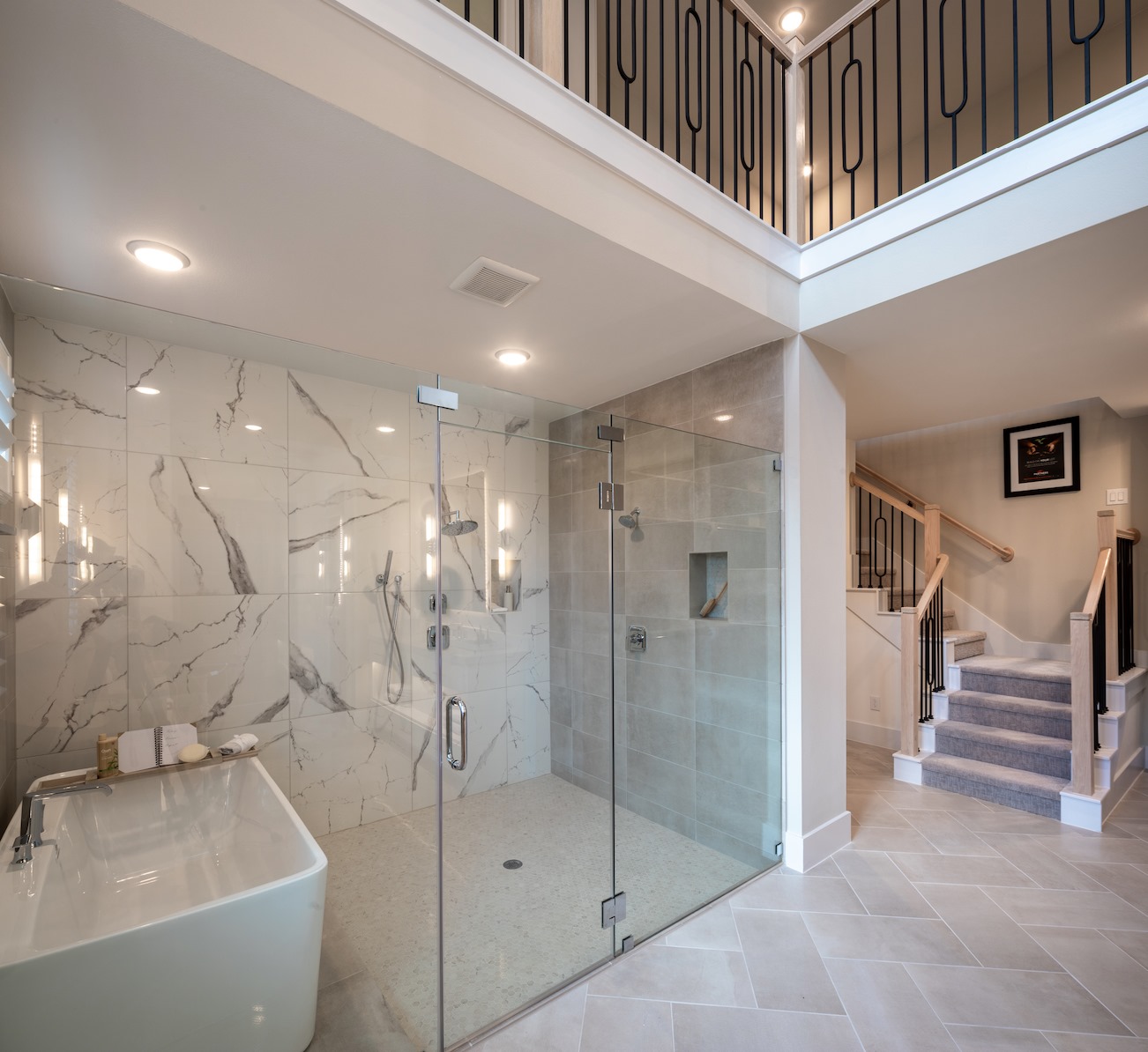 A stunning two-story owner's suite... - Partners in Building