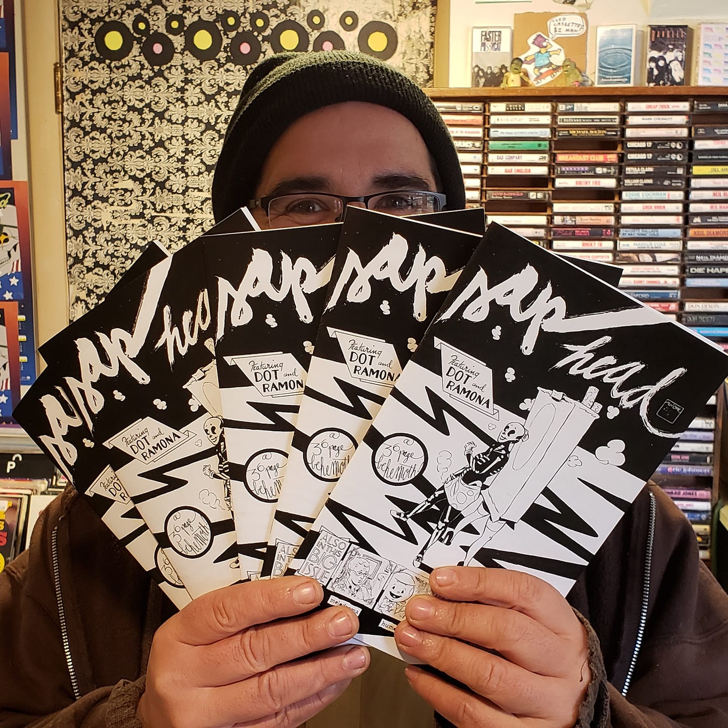 New local comic by Timmy Wade, Sap... - Lost Weekend Records