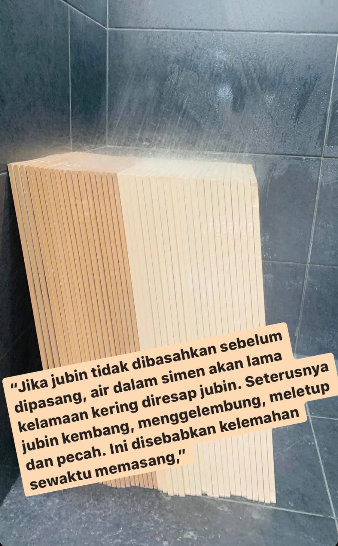 Mingguan Wanita Tips Kepada Mereka Yang Hendak Memasang Jubin Jubin Kan Cantik So Sebenarnya Selain Menggunakan Simen Gam Susu Getah Dan Simen Berkualiti Tinggi Sebelun Memasang Jubin Anda Harus Pastikan Bahawa