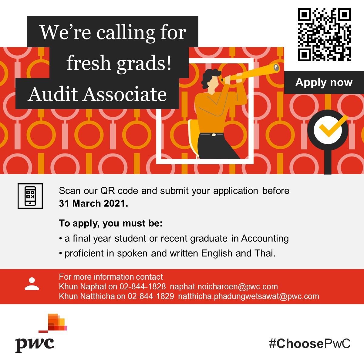 PwC Thailand - We’re calling fresh graduates to join PwC... | Facebook