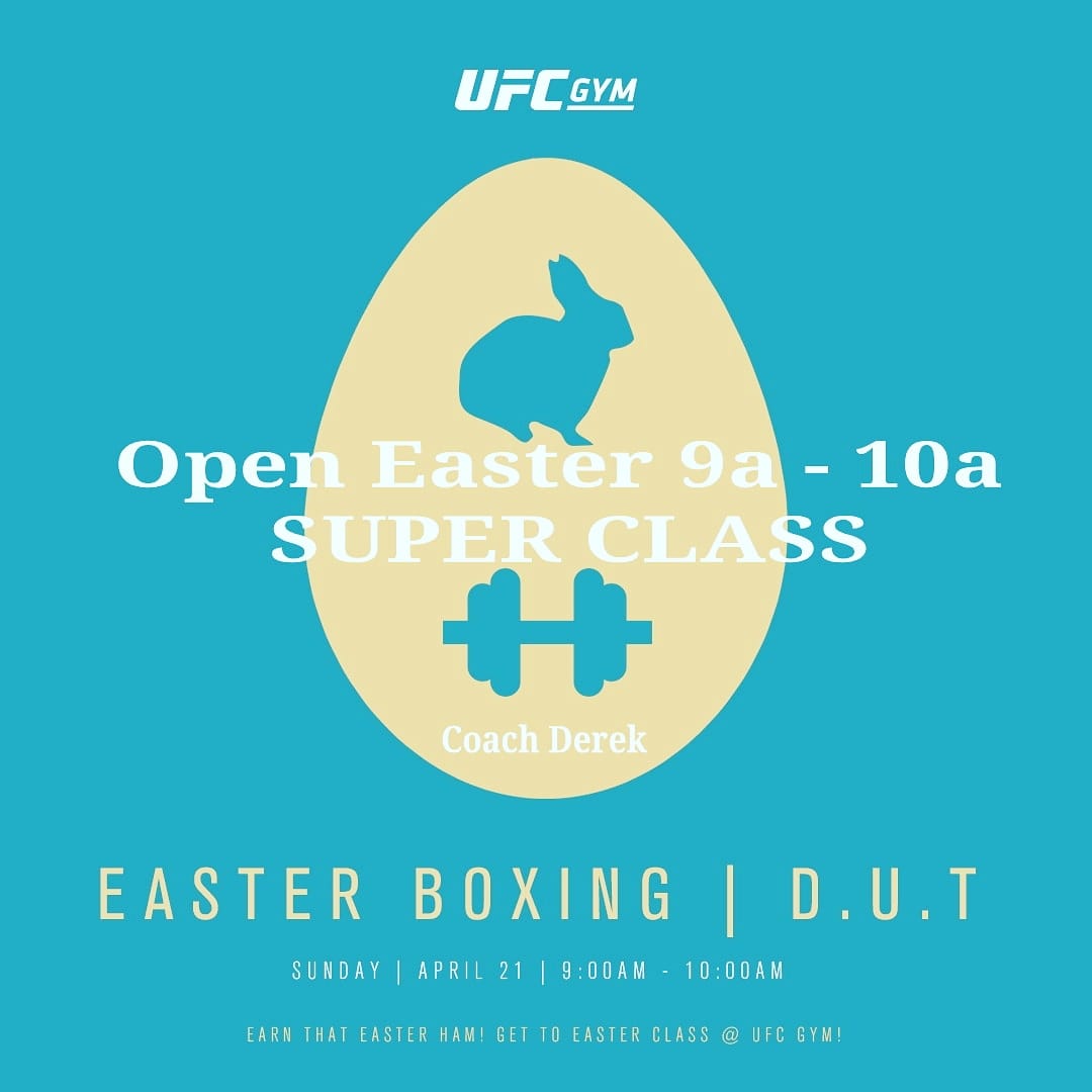 UFC GYM - 💪 Beast before you feast 👨‍🍳 🐰 Easter hours at... | Facebook
