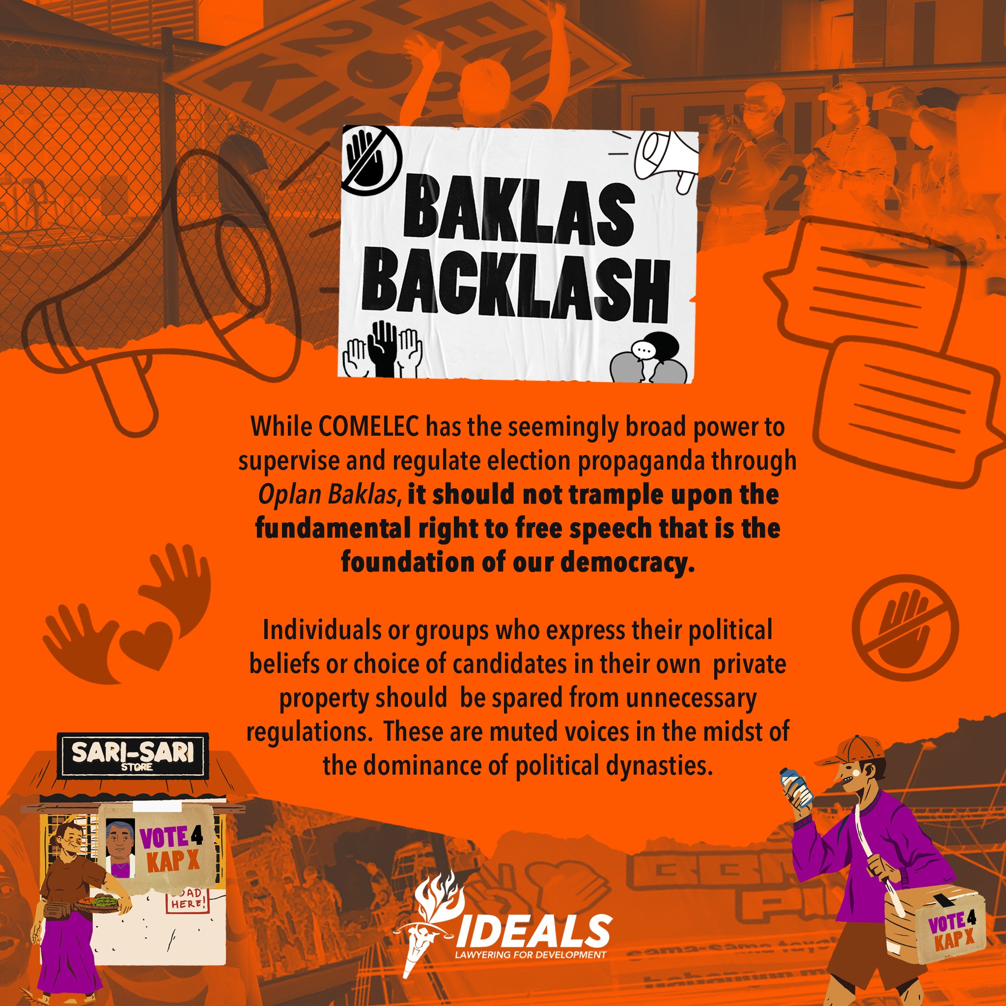IDEALS, Inc. - Baklas Backlash: No to Oplan Baklas! Oplan Baklas is a ...