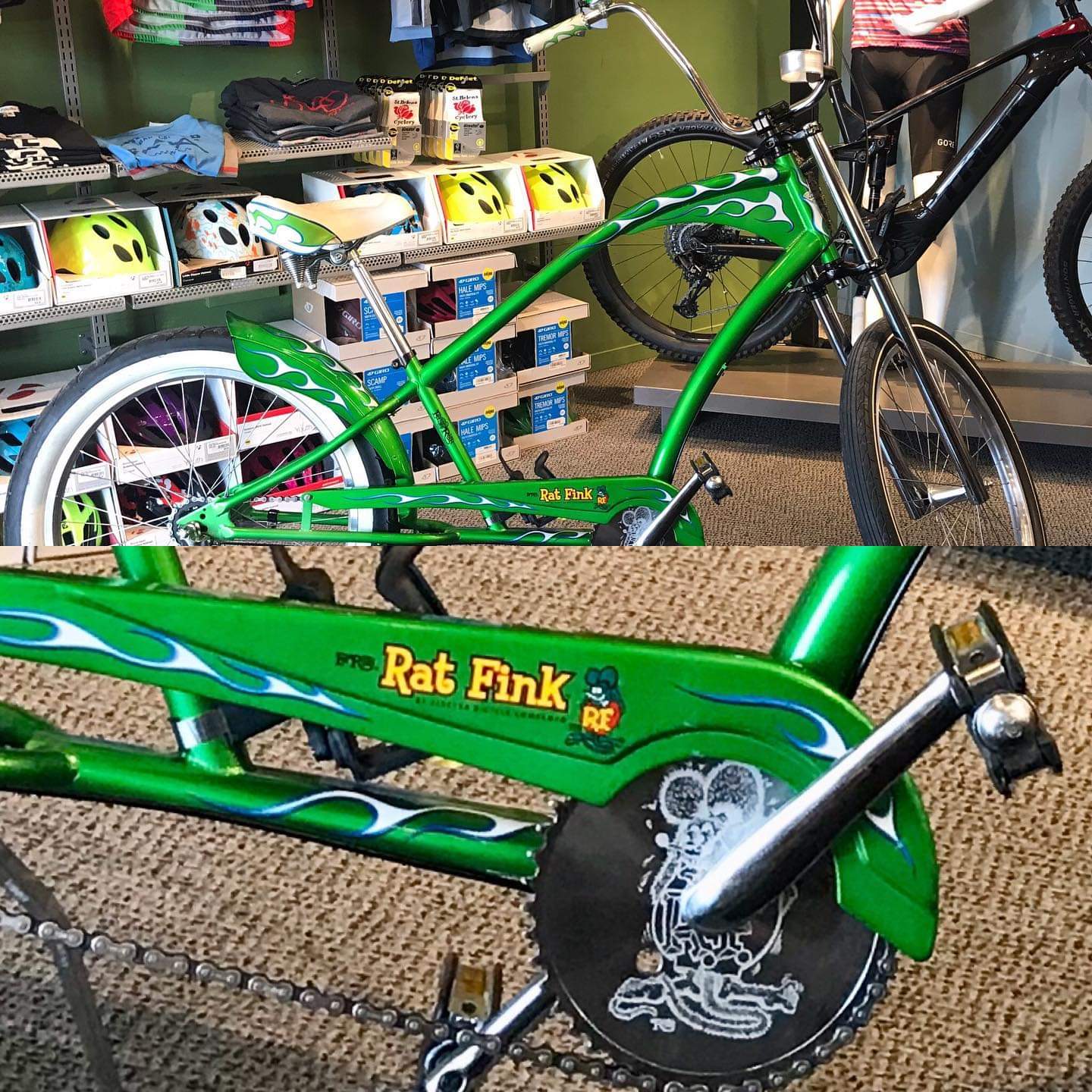 Rat Fink bicycle maintenance and riding