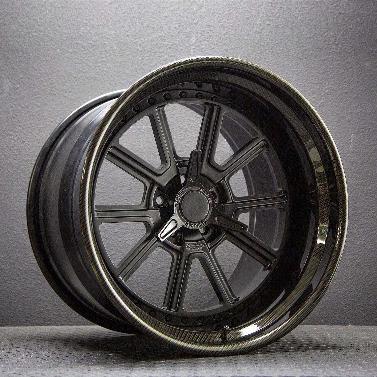 American Racing - 3-piece VF307 with Carbon Fiber finish outer and ...