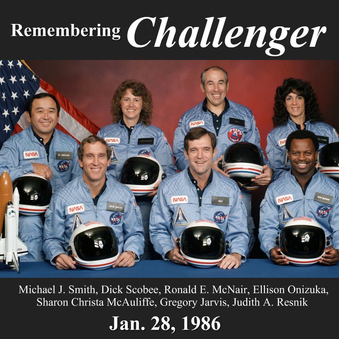 REMEMBERING CHALLENGER: On this day in 1986, the space shuttle