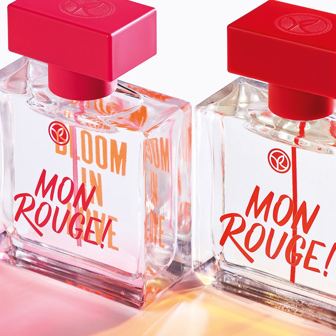 Eau De Parfum Yves Rocher Mon Rouge Bloom In Love - 50ml - Notes Agrumes, Oud, Patchouli - Neuf